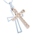 K18WG/PG��������ɥ��֥륯�����ڥ����� TOP1478(D13-0.20ct)